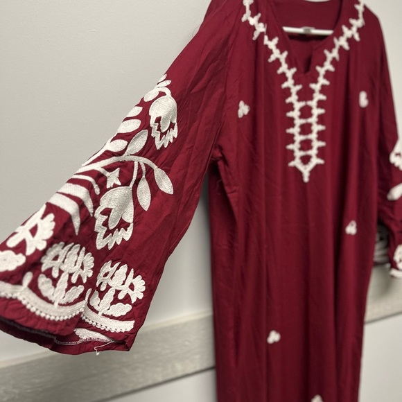 Boutique Embroidered Dress Gown Abaya - Picture 5 of 5